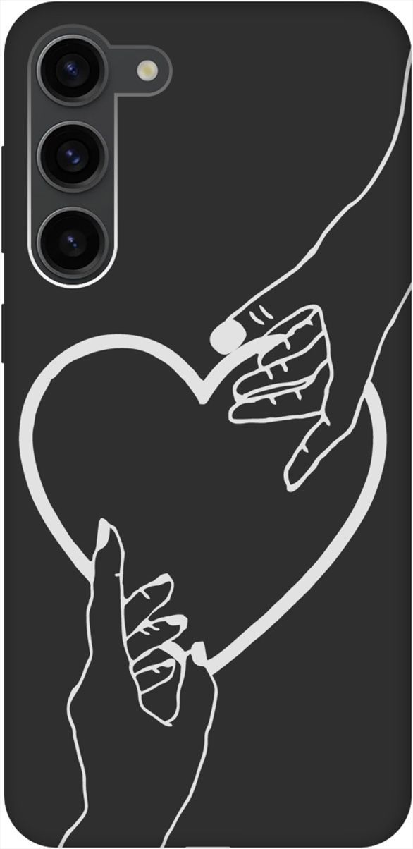 

Чехол на Samsung Galaxy S23+ с 3D принтом "Hands W" черный, Черный;белый, 158391
