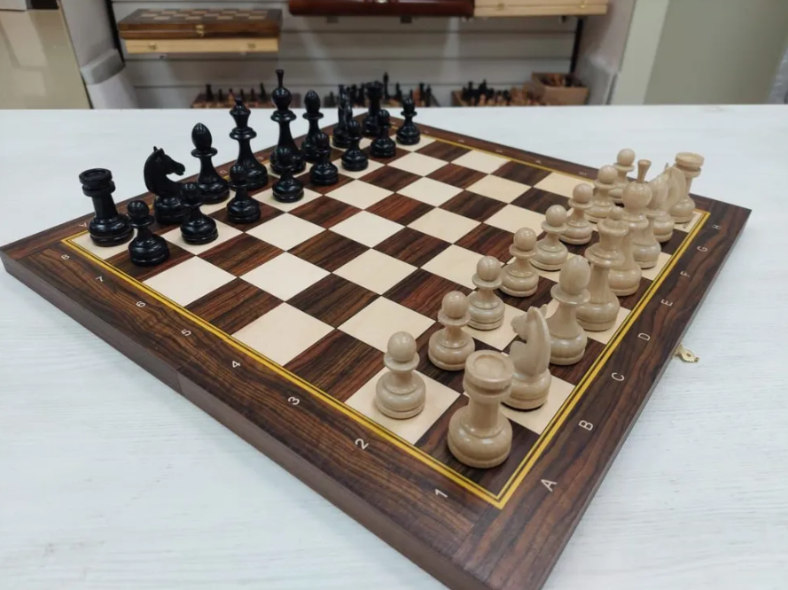 Шахматы Lavochkashop деревянные Авангард премиальные