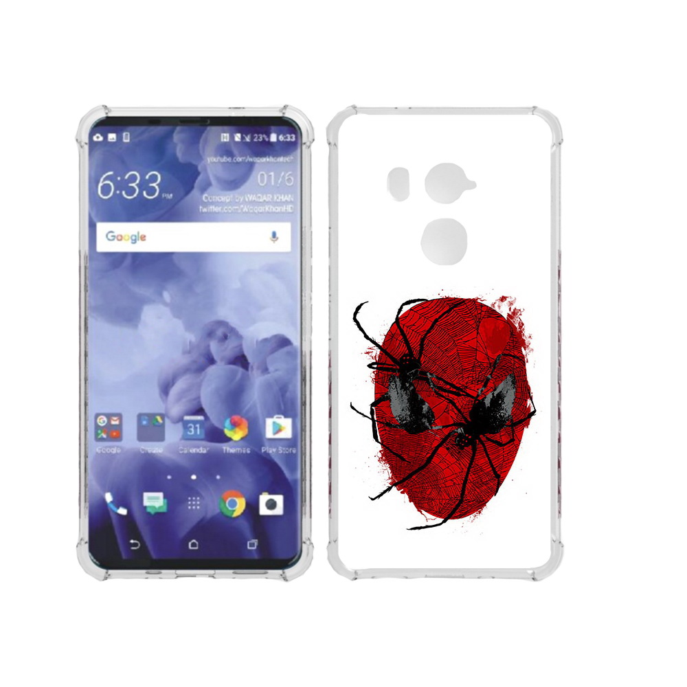 

Чехол MyPads Tocco для HTC U11 Plus человек паук, Прозрачный, Tocco
