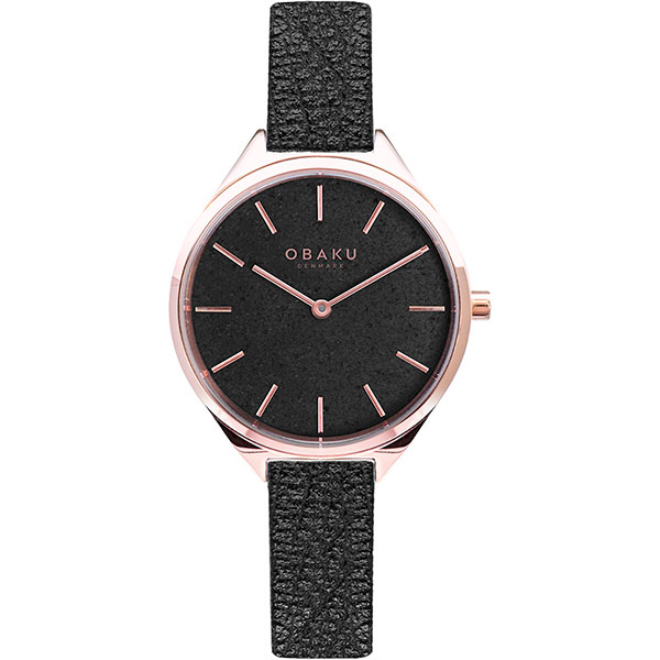 фото Наручные часы женские obaku v257lhvnrb черные