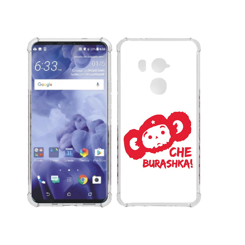

Чехол MyPads Tocco для HTC U11 Plus чебурашка, Прозрачный, Tocco