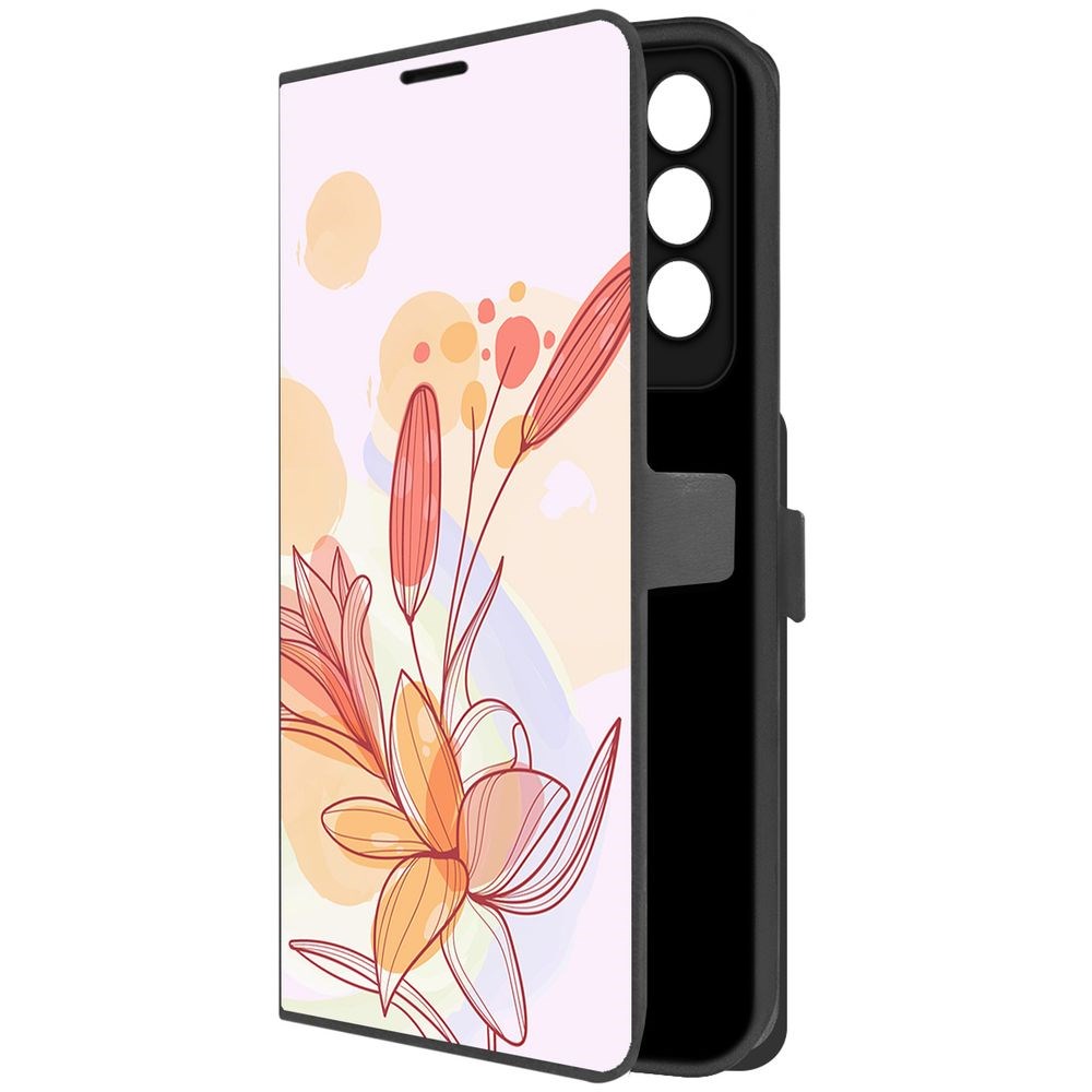 

Чехол-книжка Krutoff Eco Book для Vivo V27e Фантазия (черный)