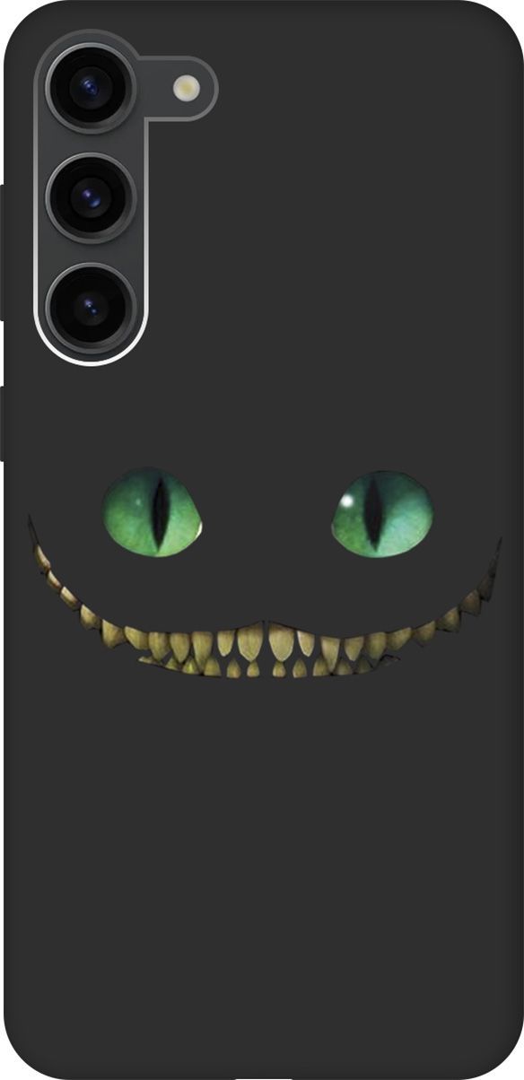 

Чехол на Samsung Galaxy S23+ с 3D принтом "Cheshire Cat" черный, Черный;зеленый, 158390