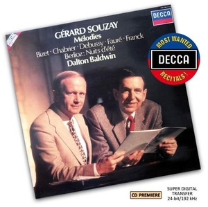 

Gerard Souzay sings Melodies - Decca Most Wanted Recitals Vol. 45, 1 CD