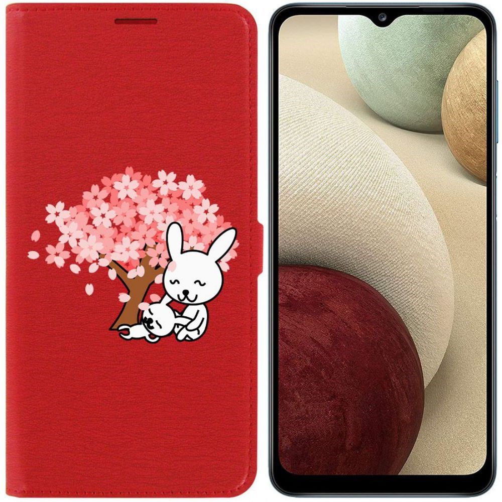 Чехол-книжка Eco Book для Samsung Galaxy A12 (A125) Кролики