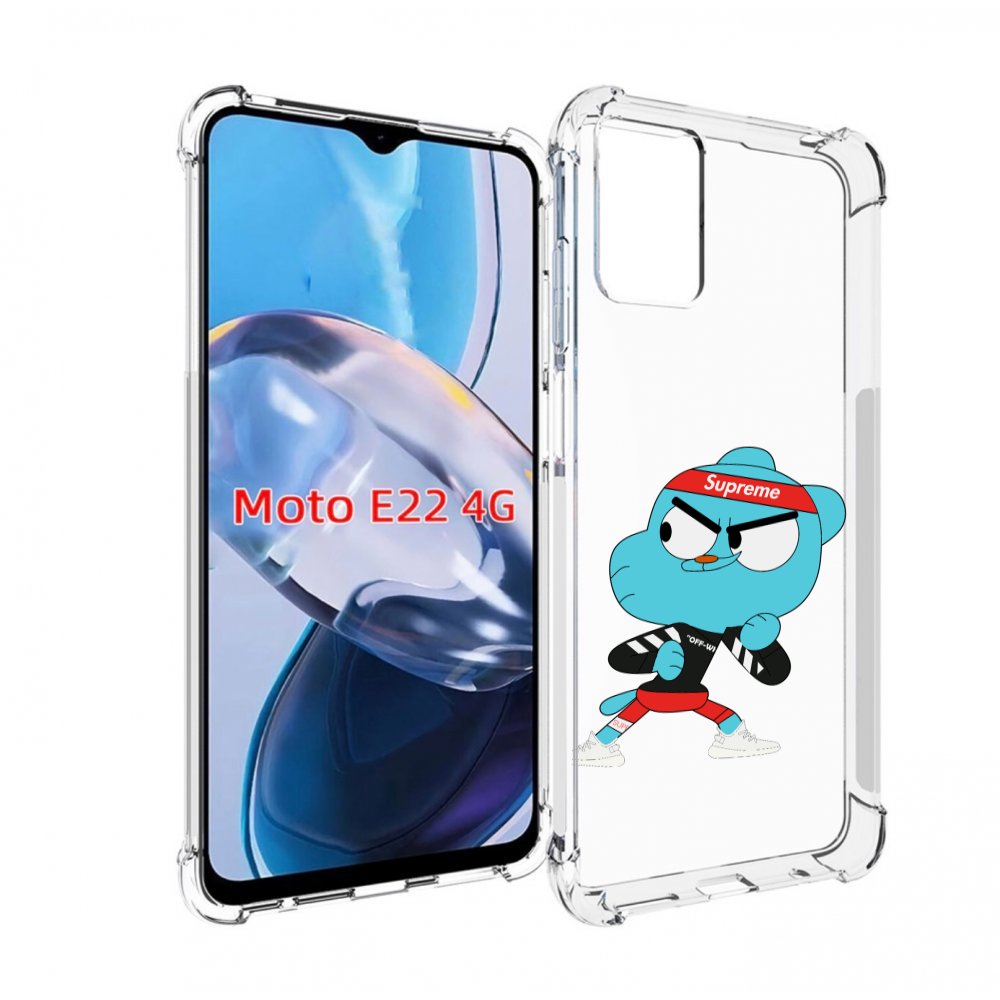 

Чехол MyPads Модный-Гамбол для Motorola Moto E22 4G / E22i 4G, Прозрачный, Tocco