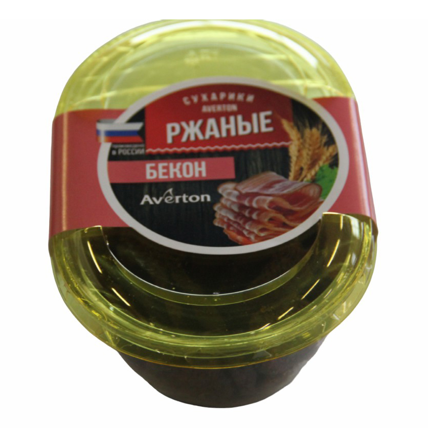 

Сухарики ржаные Averton бекон 100 г