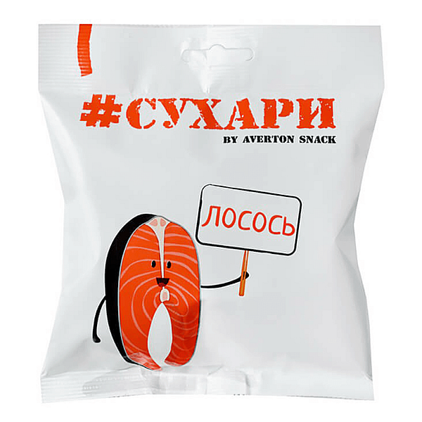 

Гренки ржано-пшеничные Averton копченый лосось 100 г