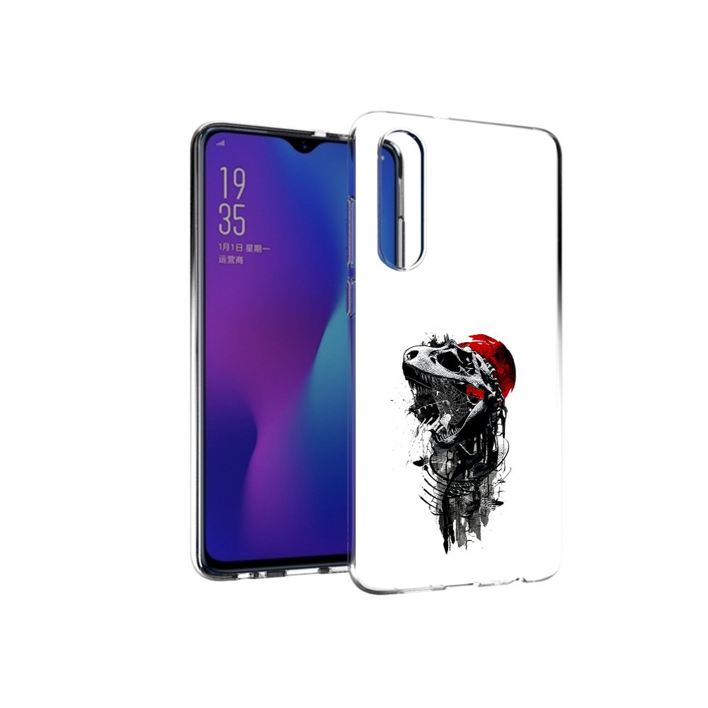 

Чехол MyPads Tocco для Huawei P30 вымерший динозавр, Прозрачный, Tocco