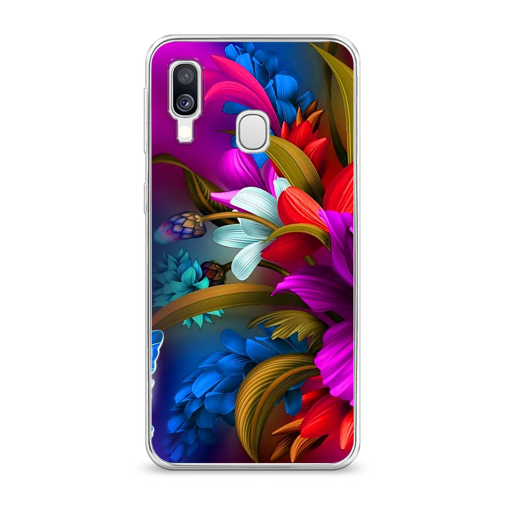 фото Чехол на samsung galaxy a40 "фантастические цветы" case place