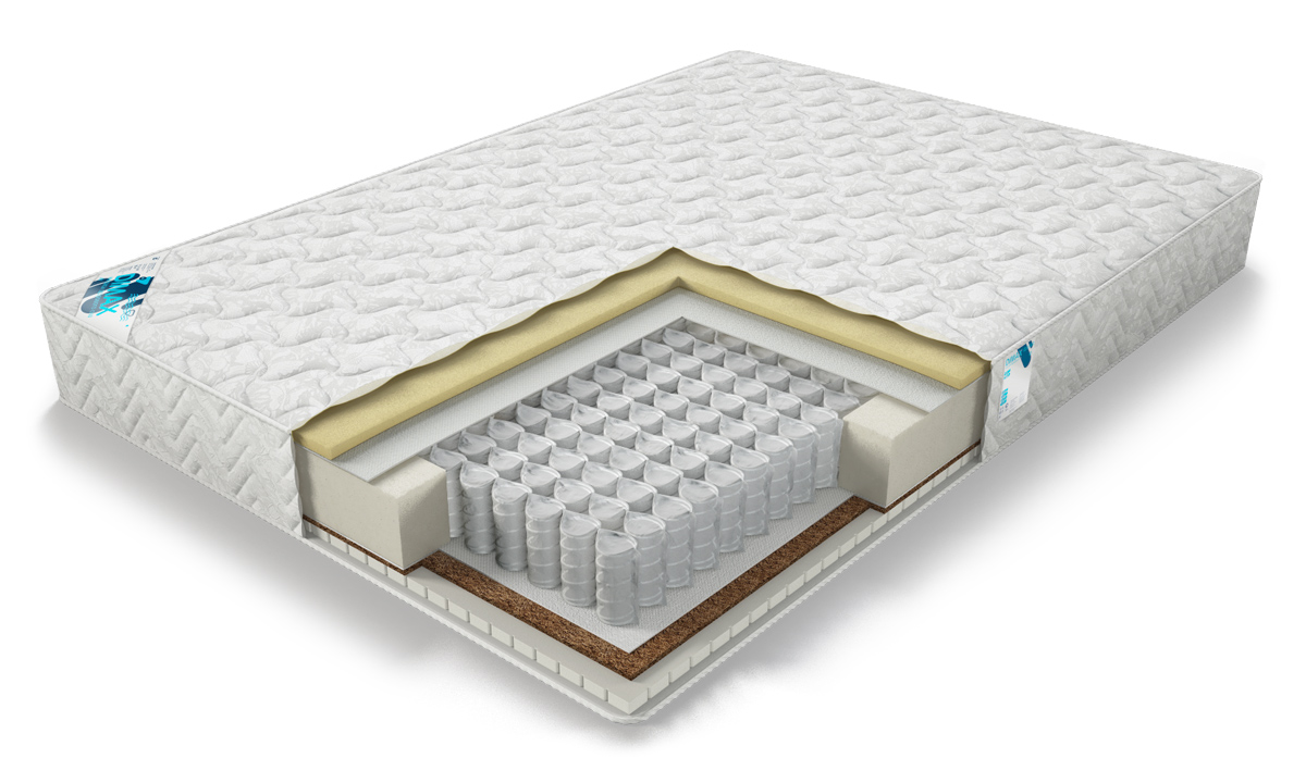 

Матрас ортопедический пружинный DIMAX Практик Медиум Мемо 500 125х180, Практик Медиум Мемо 500