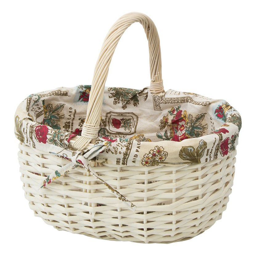 

Корзина для хранения Natural House Кузовок с ручкой d40 см 28 х 34 см