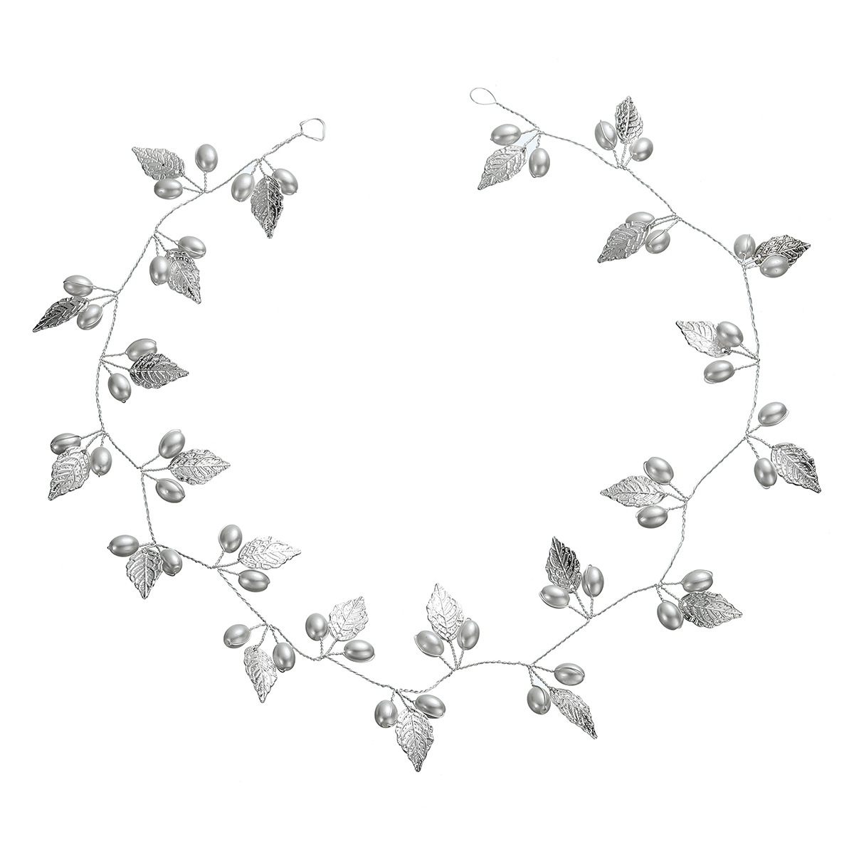 

Венок для волос LUMINA JEWELS КитАк-663 серебристый, КитАк-663