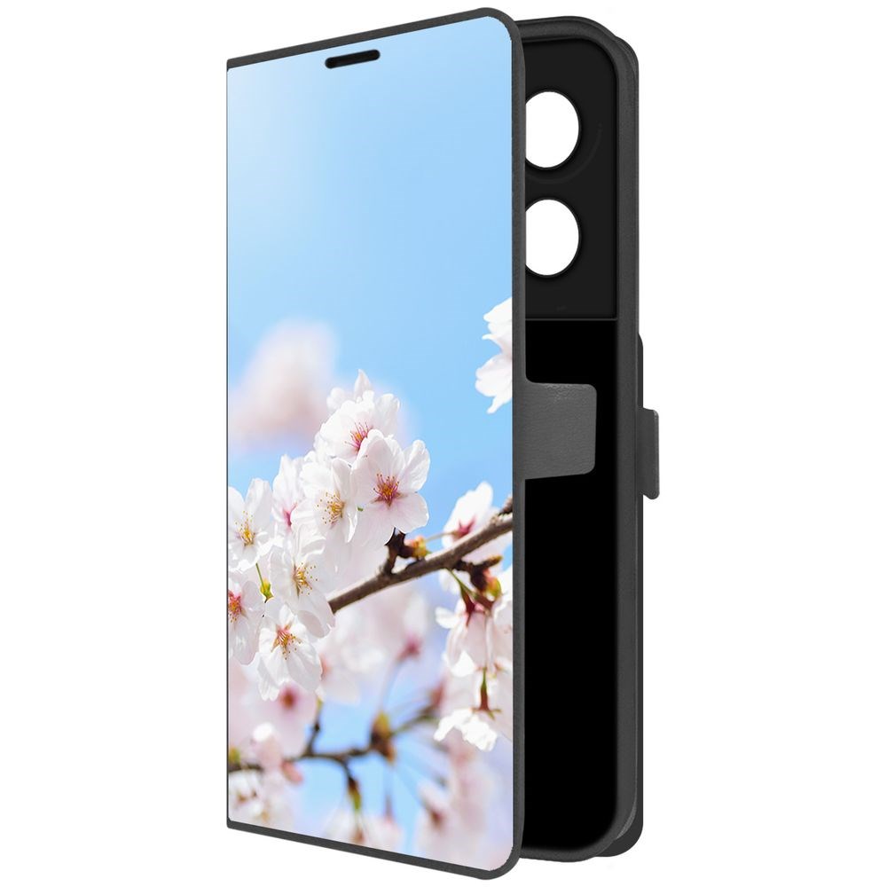 

Чехол-книжка Krutoff Eco Book для Vivo Y27s Цветение (черный)