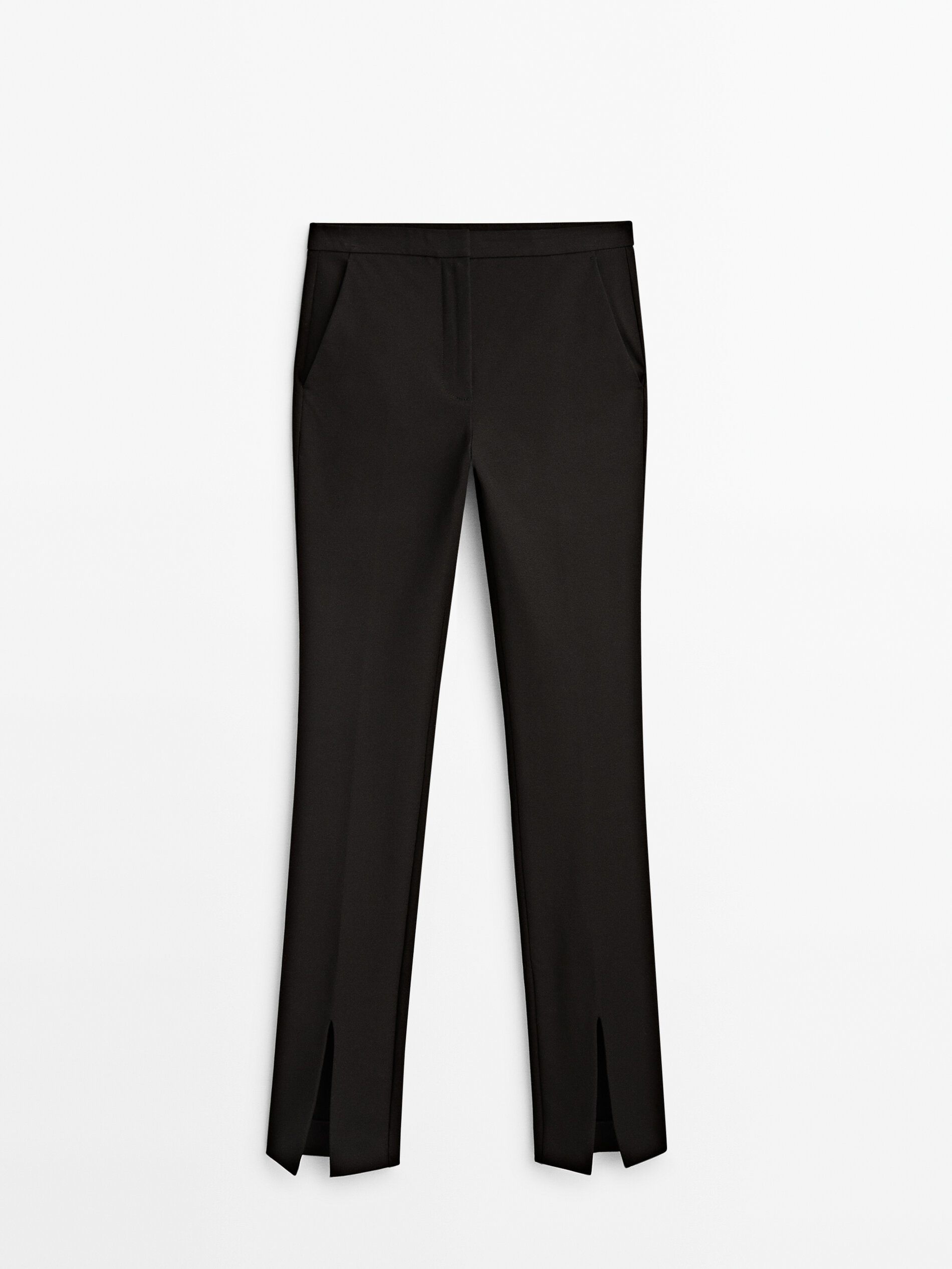 

Брюки женские Massimo Dutti 05063963800 черные 42, 05063963800