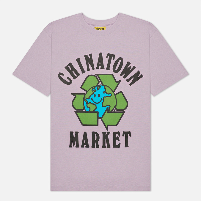 фото Футболка мужская chinatown market ctm1990519 фиолетовая l