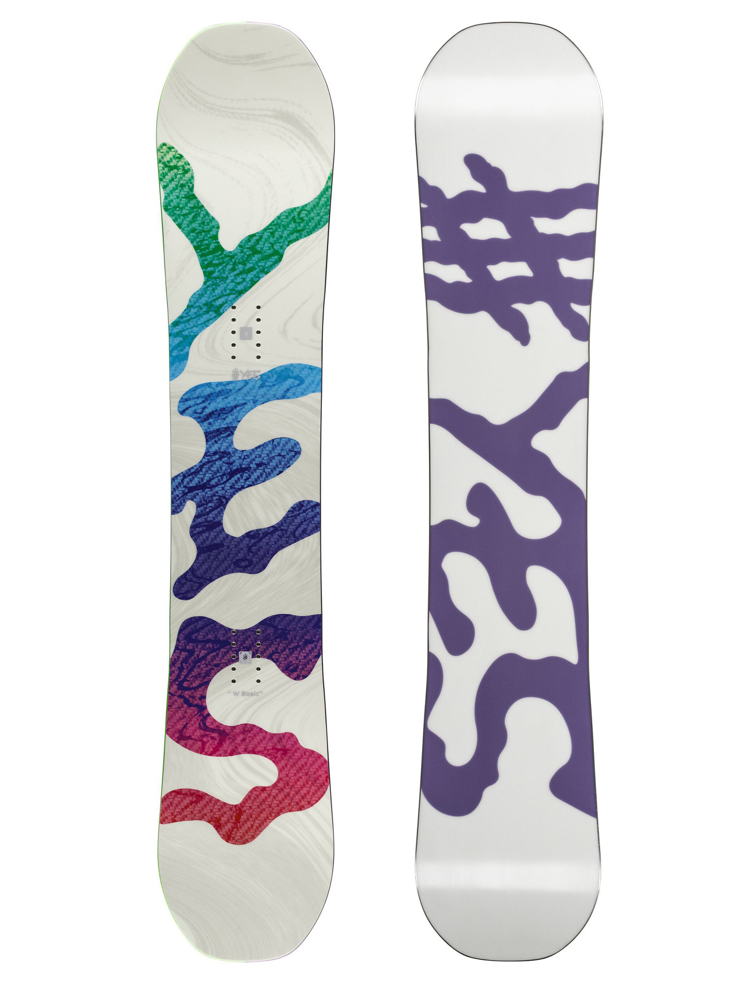 

Сноуборд YES Women's Basic (см:143), Белый, Women's basic