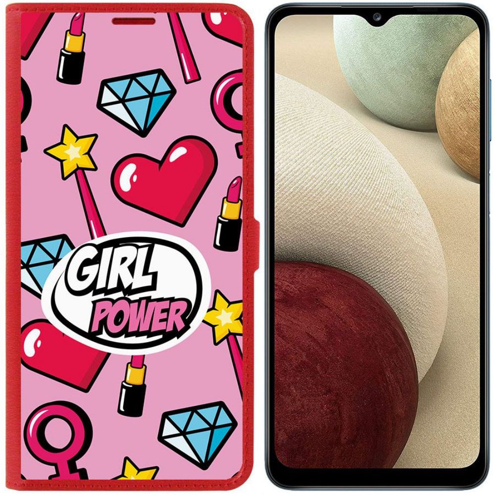 Чехол-книжка Eco Book для Samsung Galaxy A12 (A125) Girl Power