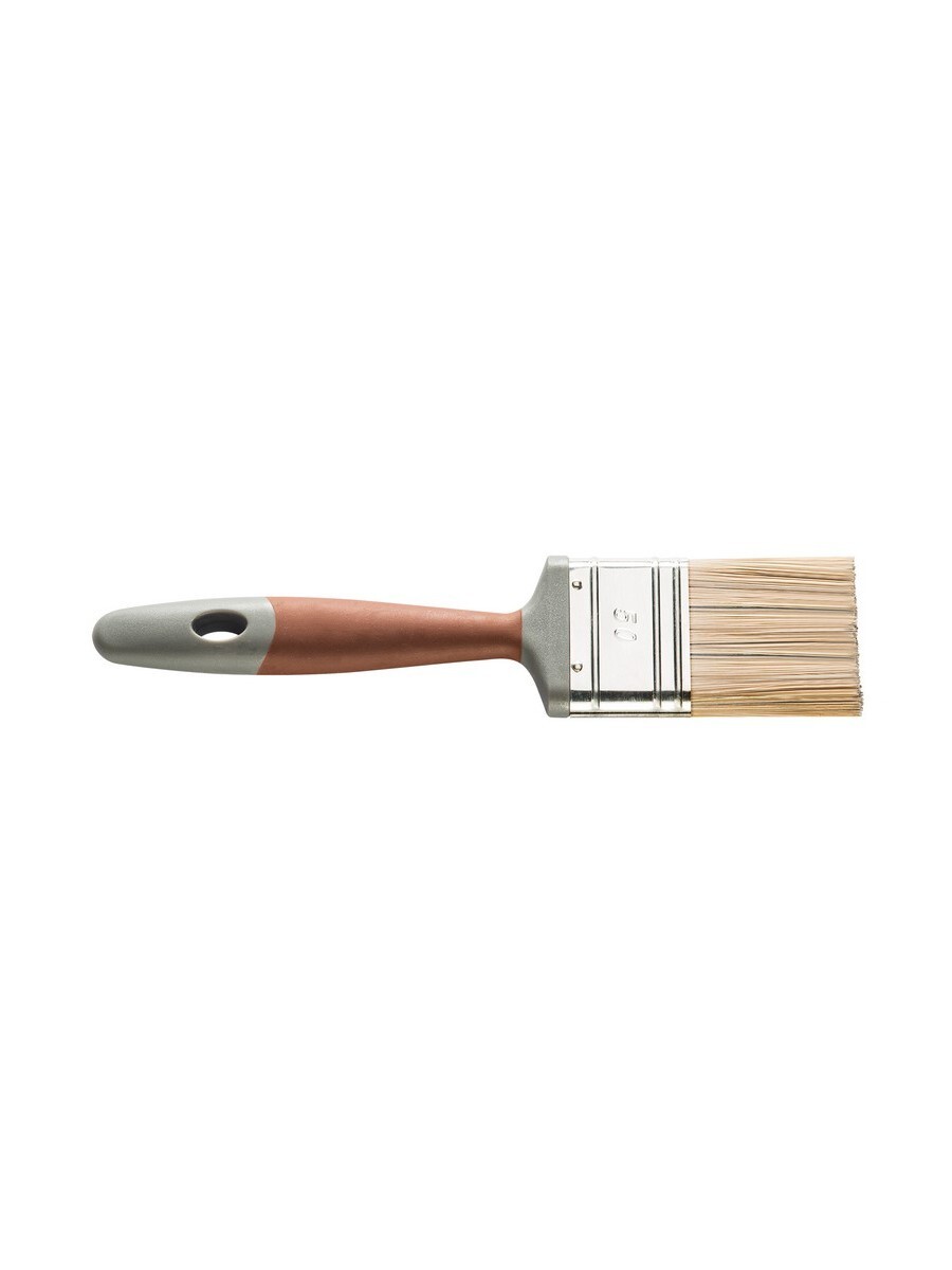 щетка сметка курс 68033 искусственная щетина деревянная ручка 3 х рядная 450 мм Кисть плоская, HARDY 3,0