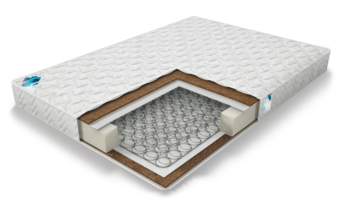 

Матрас ортопедический пружинный DIMAX Практик Хард Bonnel 110х190, Практик Хард Bonnel