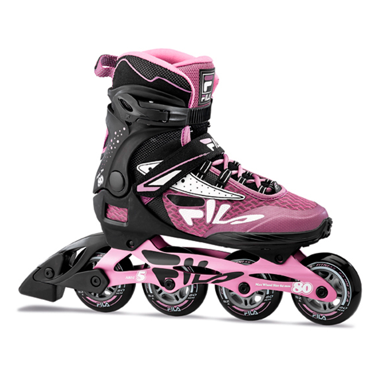 фото Роликовые коньки fila legacy pro 80 lady black/violet 5.5 uk