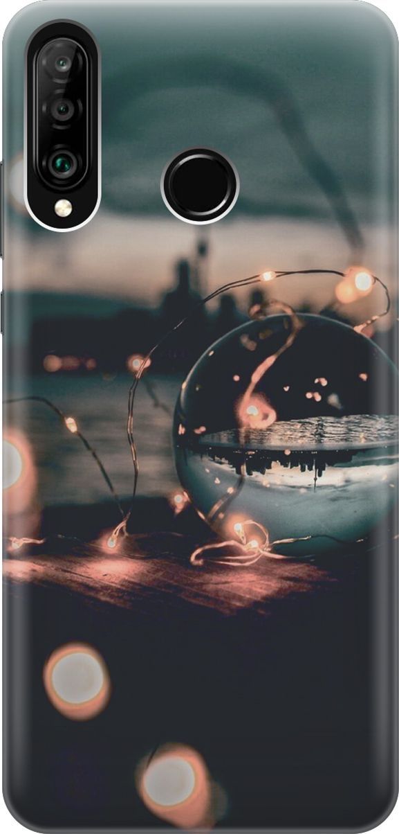 

Чехол на Honor 20 Lite/20s/Huawei P30 Lite "Вечер, отдых", Бежевый;черный, 4484