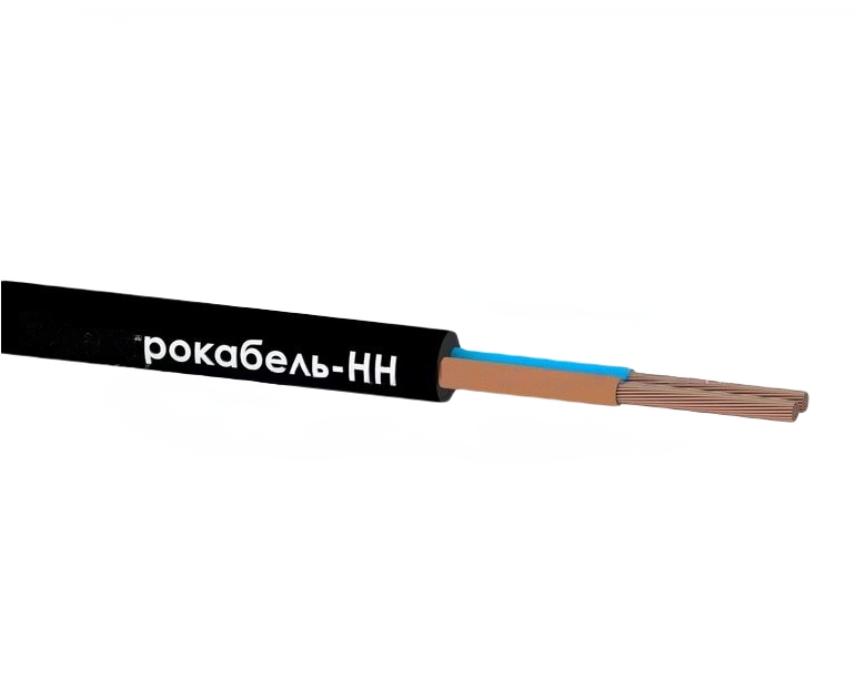 

Провод ПВС 2х2.5 Ч 380В (м) ЭЛЕКТРОКАБЕЛЬ НН 00-00004842, Черный