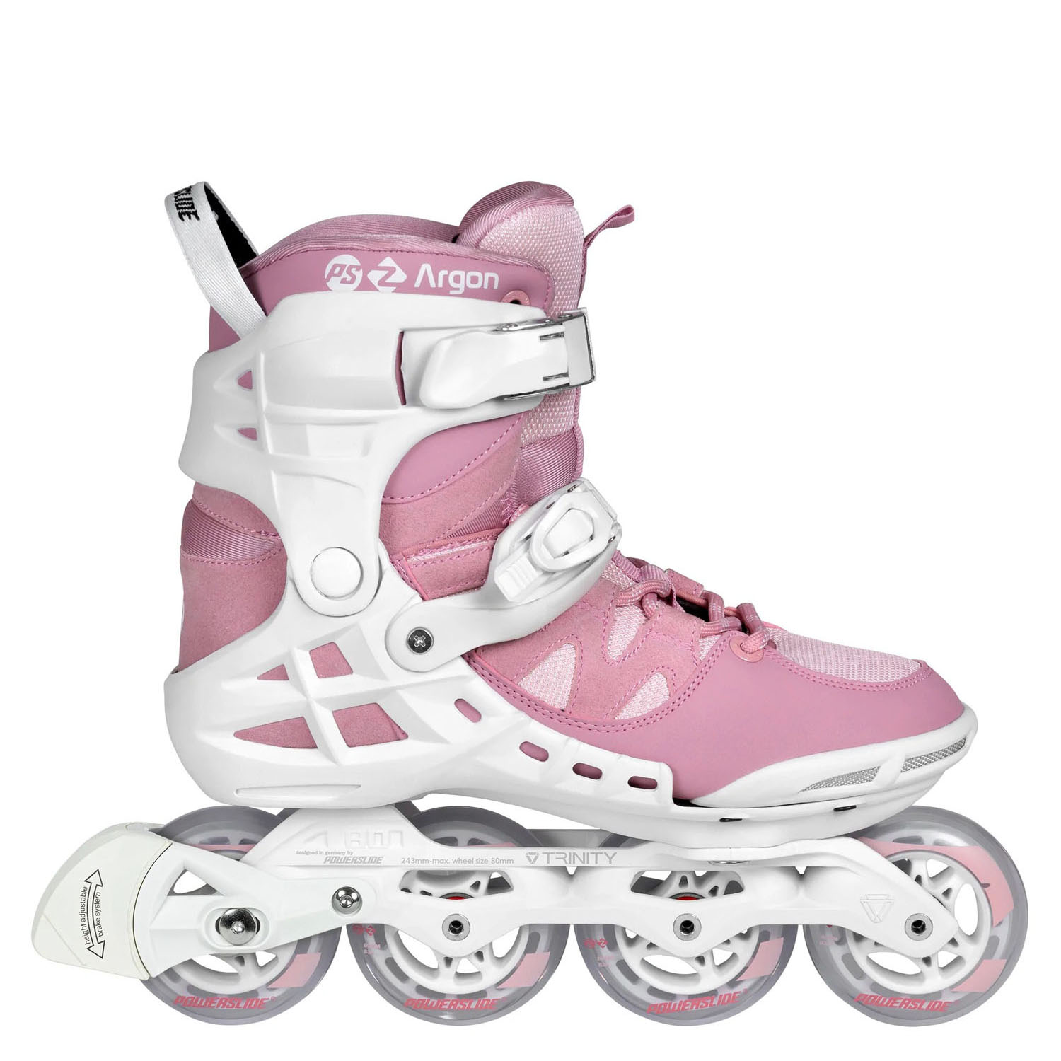 

Роликовые коньки Powerslide Phuzion Argon Rose 80 White/Pink (EUR:37), Phuzion argon rose 80