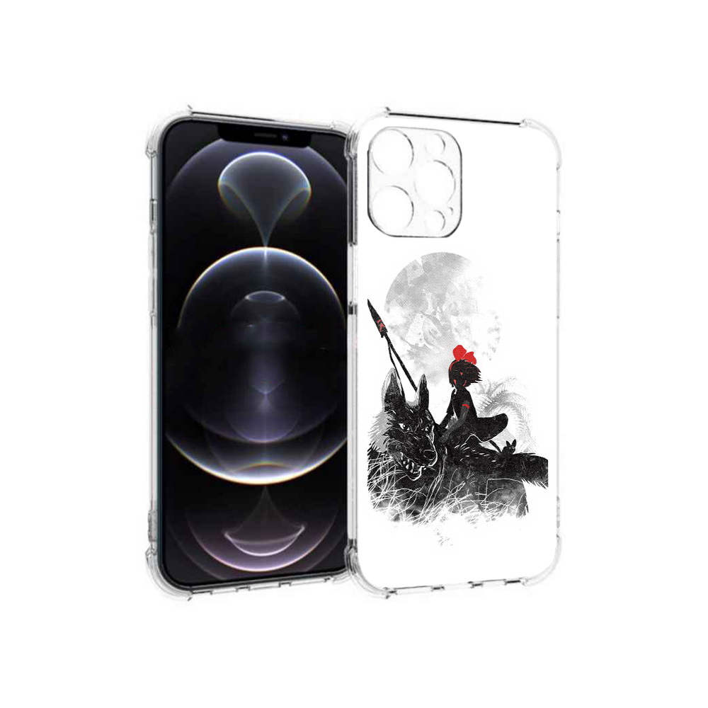 

Чехол MyPads Tocco для Apple iPhone 12 Pro Max мононоке (PT157374.616.481), Прозрачный, Tocco