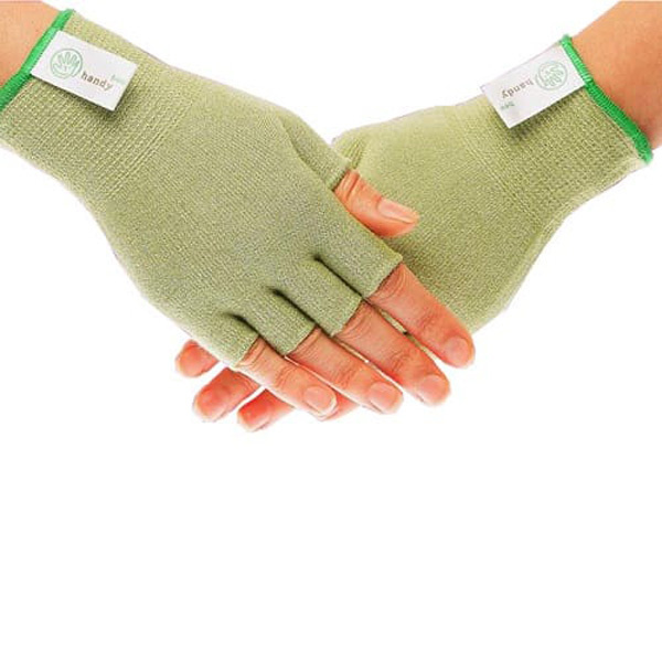 

Подперчатки зеленые Handyboo Easy без пальцев, размер М, 1 пара/упк