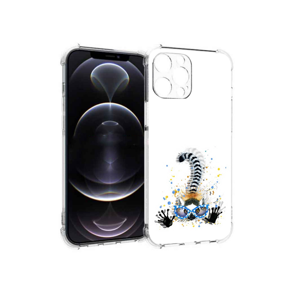 

Чехол MyPads Tocco для Apple iPhone 12 Pro Max лямур (PT157374.616.454), Прозрачный, Tocco