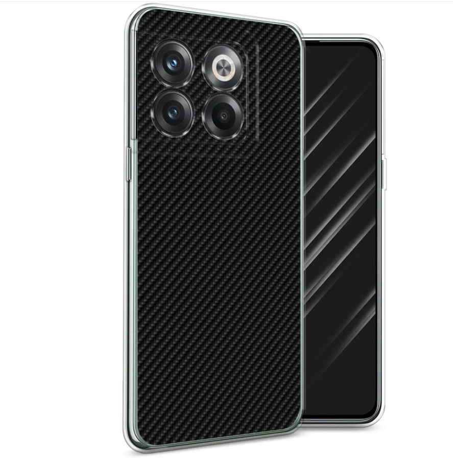 

Чехол Awog на OnePlus Ace Pro / ВанПлас Ace Pro "Черный карбон", 153350-3