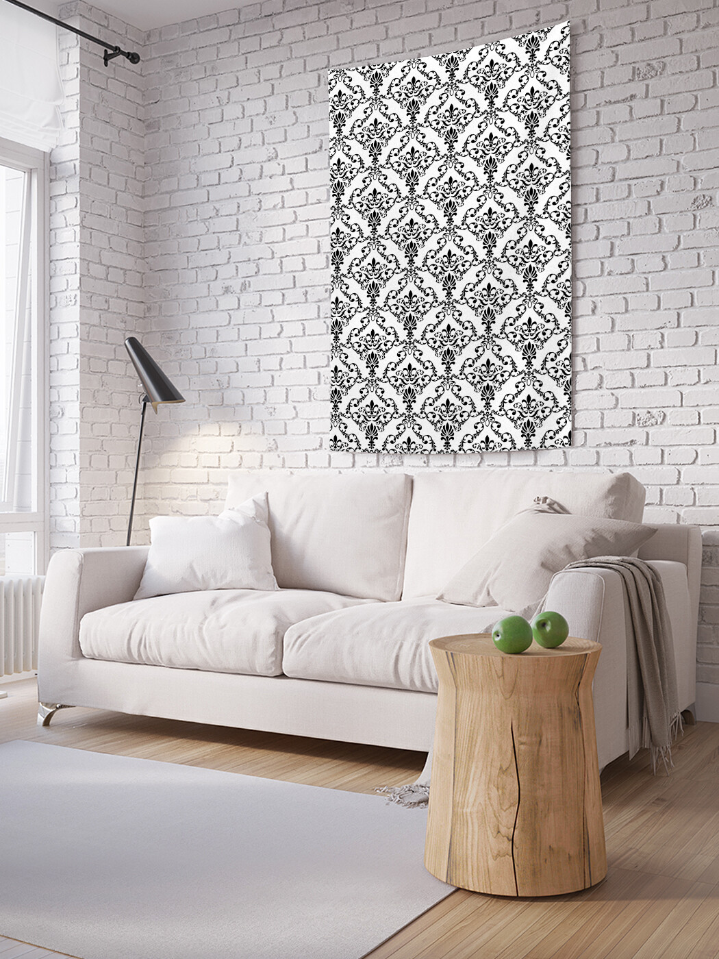 

Вертикальное фотопанно JoyArty Строгие цветы, из ткани, 150х200 см