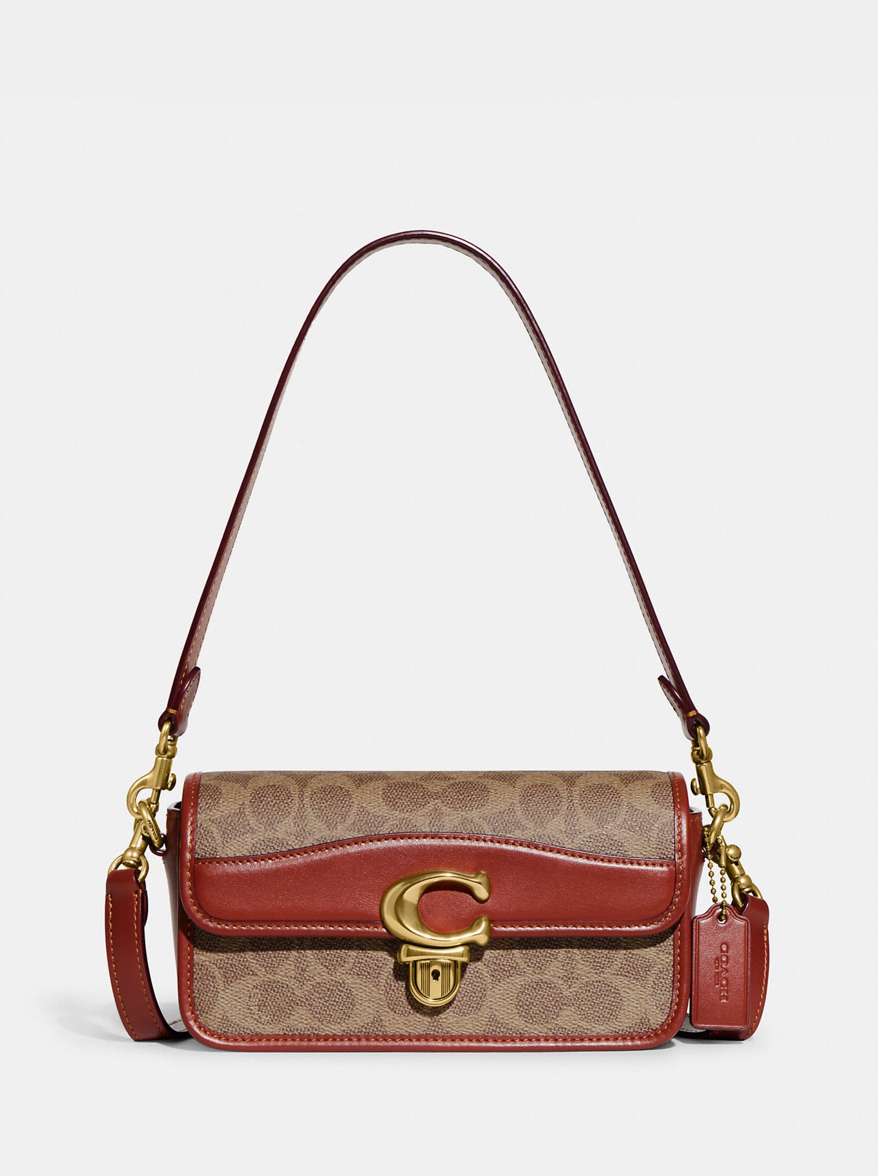 

Сумка женская Coach Studio_CH0236 красная;коричневая, Черный, Studio_CH0236