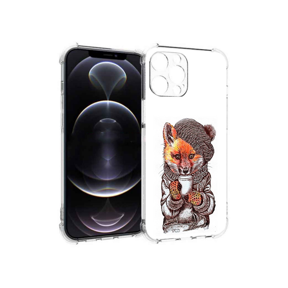 

Чехол MyPads Tocco для Apple iPhone 12 Pro Max лиса в шапке (PT157374.616.437), Tocco
