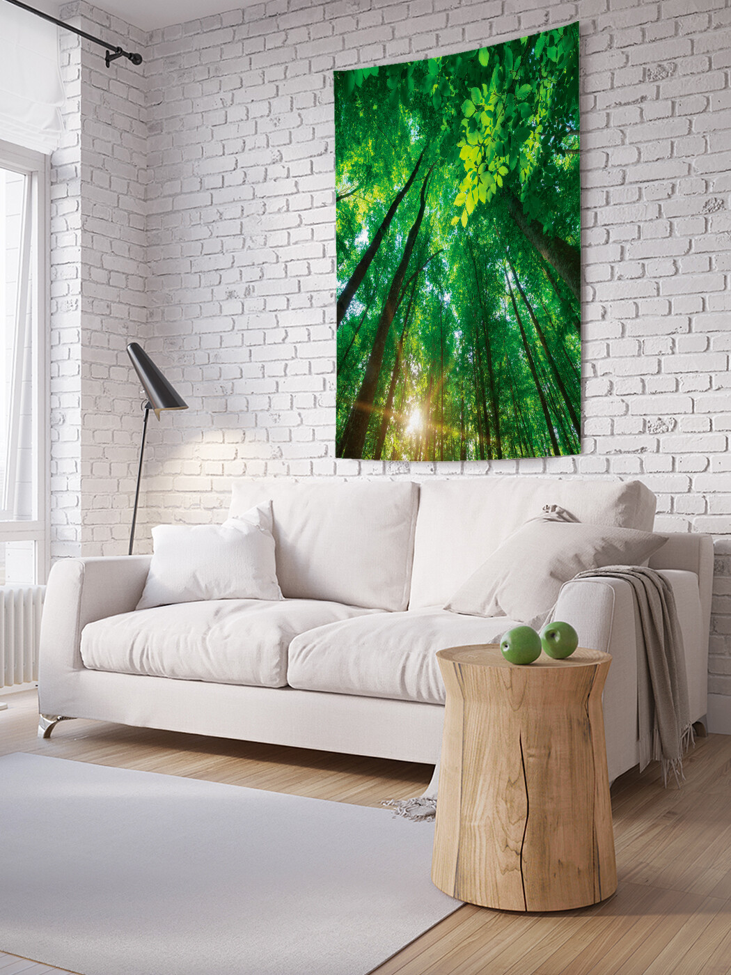 

Вертикальное фотопанно JoyArty Лесная высота, из ткани, 100х150 см