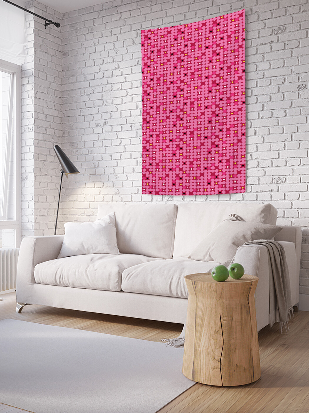

Вертикальное фотопанно JoyArty Женские круги, из ткани, 100х150 см