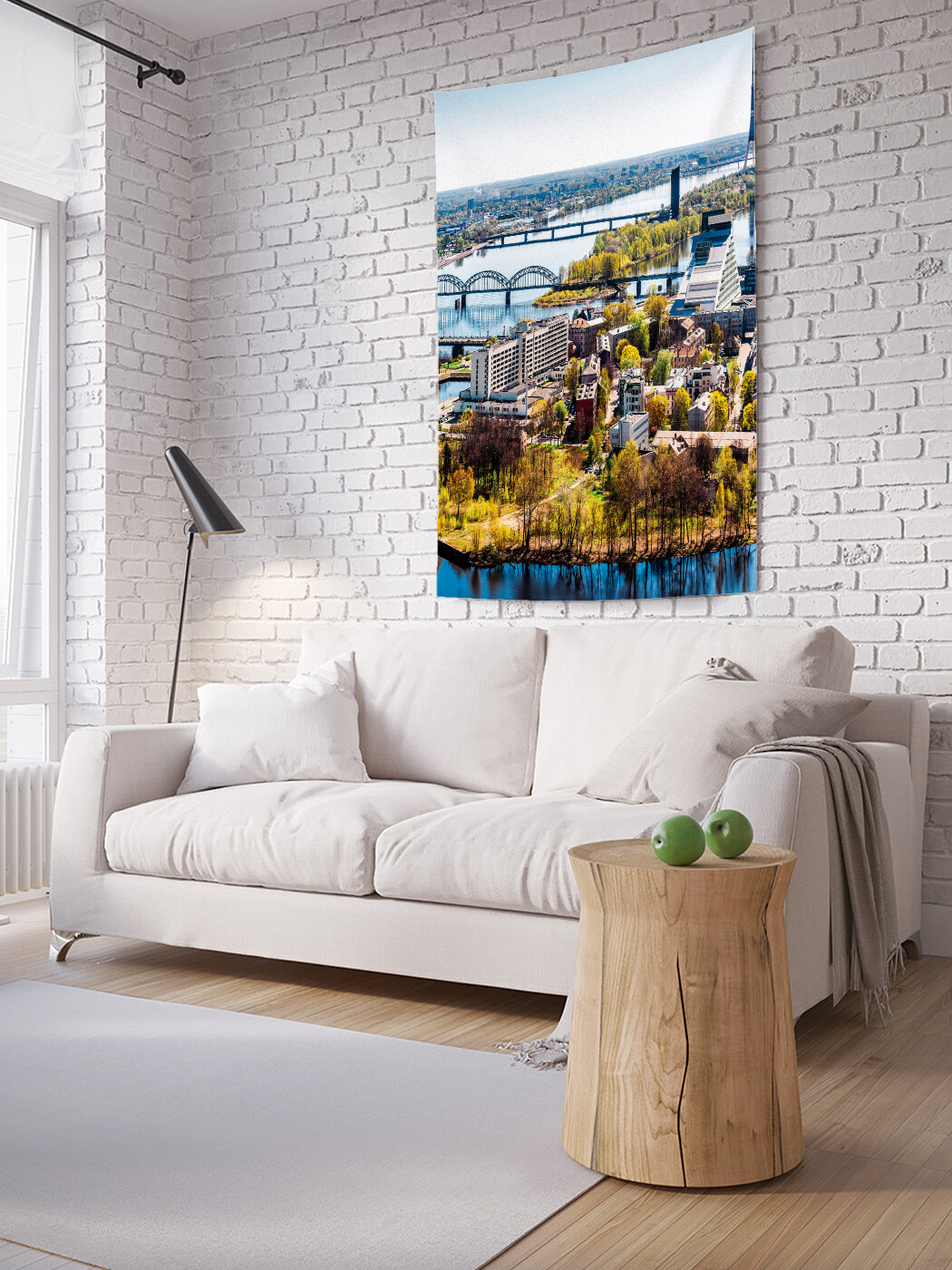 

Вертикальное фотопанно JoyArty Город на воде, из ткани, 150х200 см