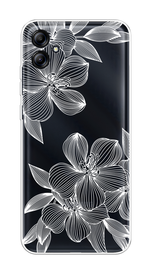 

Чехол на Samsung Galaxy A04e/A042 "Крокус", Белый;прозрачный, 2107650-1