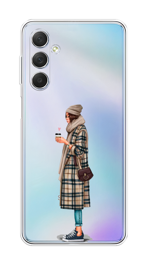 

Чехол на Samsung Galaxy M54 "Утренний кофе", Коричневый;бежевый, 2108250-6