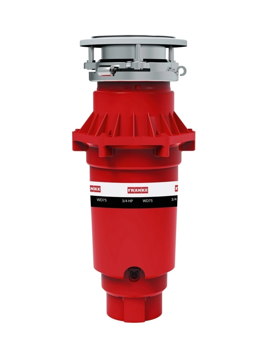 

Измельчитель пищевых отходов Franke Turbo Elite TE-75S Slim, Красный, TE-75S