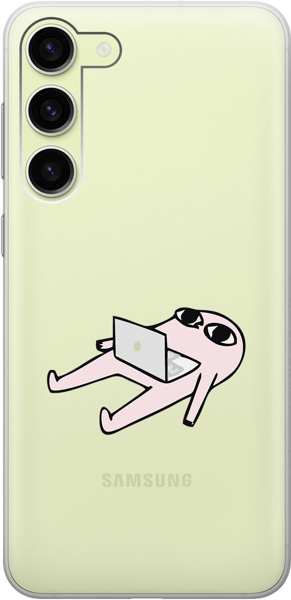 

Чехол на Samsung Galaxy S23+ с 3D принтом "Freelance" прозрачный, Прозрачный;розовый, 158388