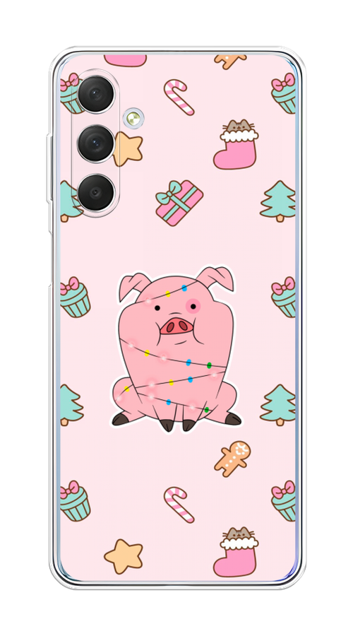 

Чехол на Samsung Galaxy M54 "Розовая свинка", Розовый;зеленый, 2108250-5