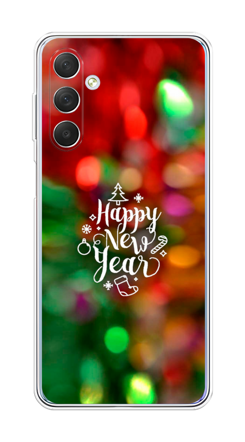 

Чехол на Samsung Galaxy M54 "Новый Год на елке", Зеленый;красный;желтый, 2108250-5