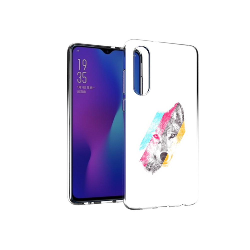 

Чехол MyPads Tocco для Huawei P30 волк градиент, Прозрачный, Tocco