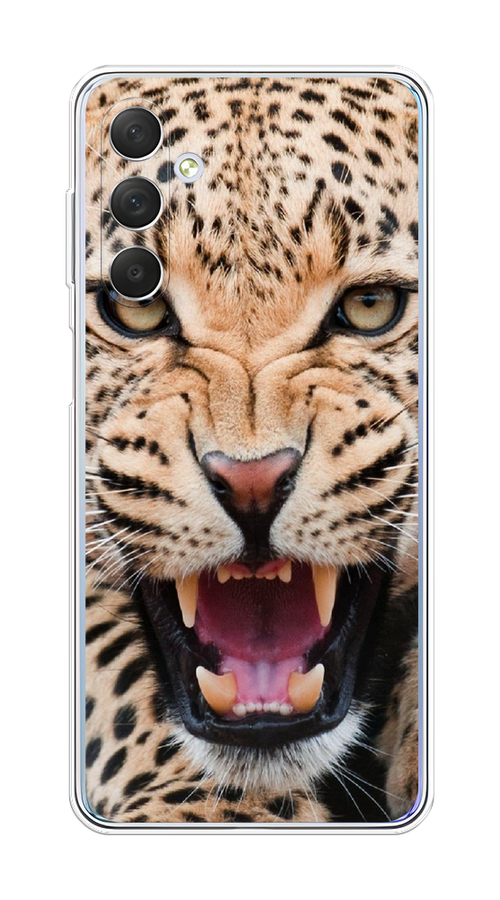 

Чехол на Samsung Galaxy M54 "Леопард 3d", Бежевый;черный, 2108250-6