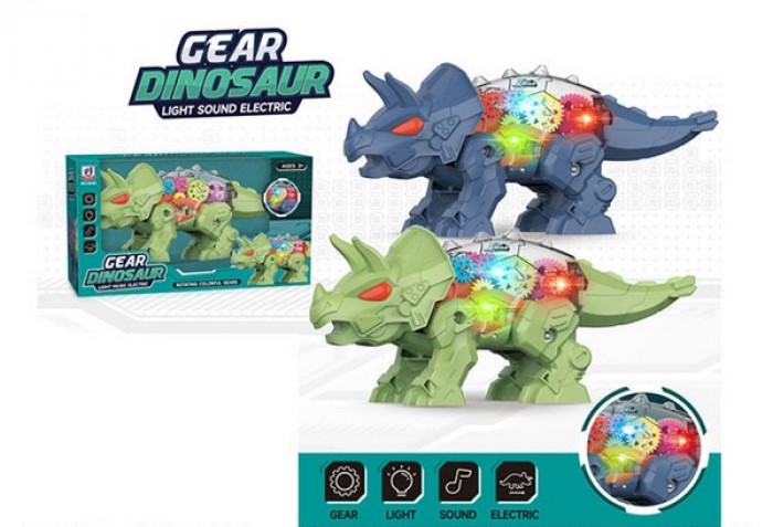 Интерактивная игрушка Динозавр на батарейках в ассортименте 2410111