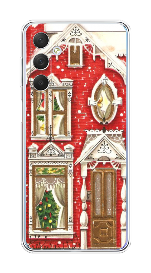 

Чехол на Samsung Galaxy M54 "Пряничный домик", Белый;красный;зеленый, 2108250-5