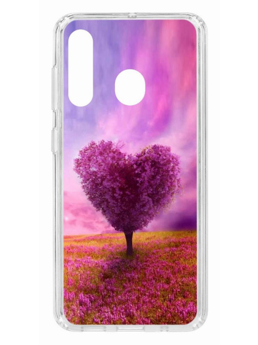 фото Чехол на samsung galaxy a60 2019 kruche print pink heart кruче