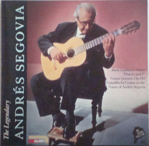 

Segovia Collection, Vol. 8: Platero & I And Other Works By Castelnuovo-Tedesco, 1 CD